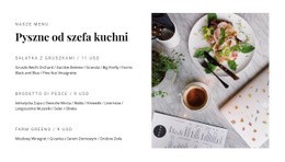 Popularne Dania Z Menu - Responsywna Strona Docelowa