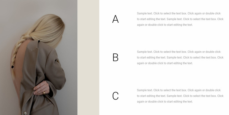 Hairstyles for all occasions Website Mockup