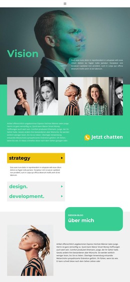 HTML-Seitendesign Für Kreativität Steckt In Jedem