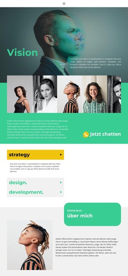 Website-Layout Für Kreativität Steckt In Jedem