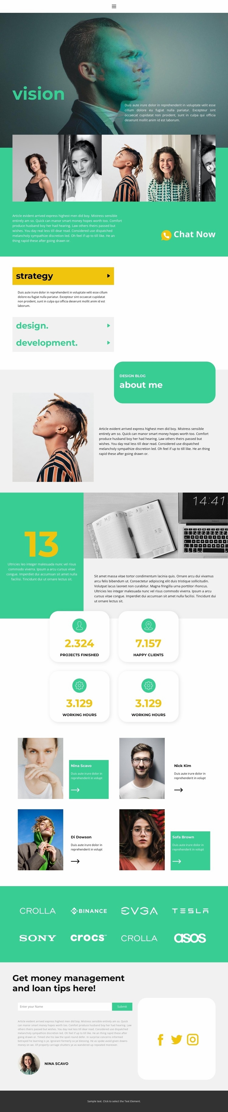 Creativity is in everyone Elementor Template Alternative