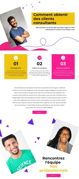 Poste D'Analyste D'Affaires – Thème WordPress