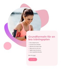 Bra Träningsplan – Gratis WordPress-Tema