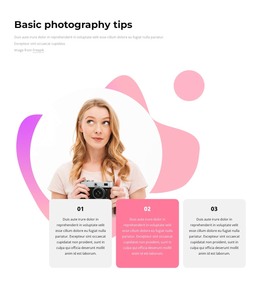 Basic Photography Tips
