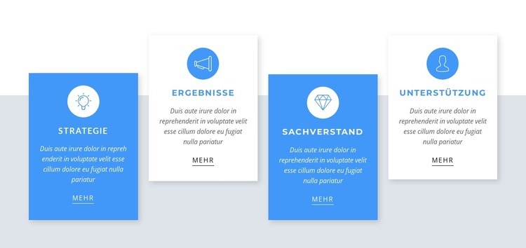 Design zum Führen Website-Modell