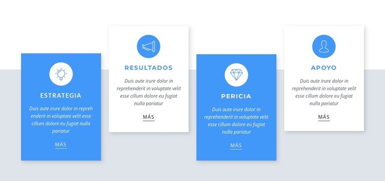 Diseño para liderar Plantillas de creación de sitios web