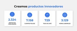 Productos Innovadores - Plantilla De Maqueta De Sitio Web