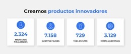 Productos Innovadores - Arrastrar Y Soltar Una Plantilla De Página