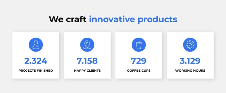 Innovative products HTML Template