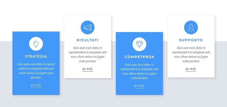 Design per guidare Mockup del sito web