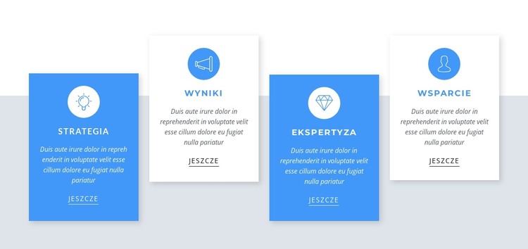 Projekt dla wiodących Szablon HTML