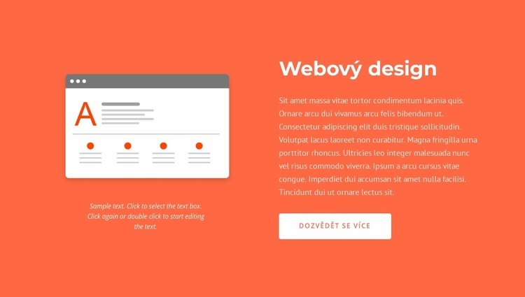 Digitální design a produktové studio Webový design