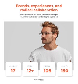 Page Website For Brand Experience Design