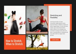 Stretching And Flexibility - HTML Template Builder