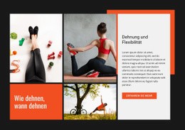 Dehnung Und Flexibilität - HTML Template Builder