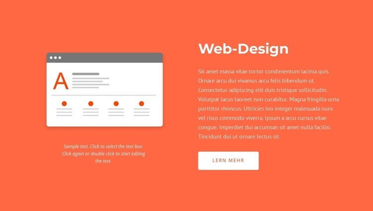 Digitales Design- und Produktstudio Website-Modell