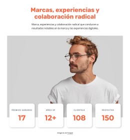 Página Web De Diseño De Experiencia De Marca