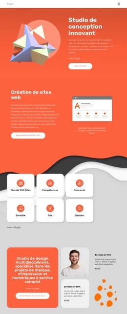 Créateur De Site Web Exclusif Pour Atelier De Design Multidisciplinaire