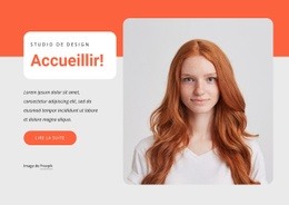 Bienvenue Au Studio De Création - HTML Generator Online