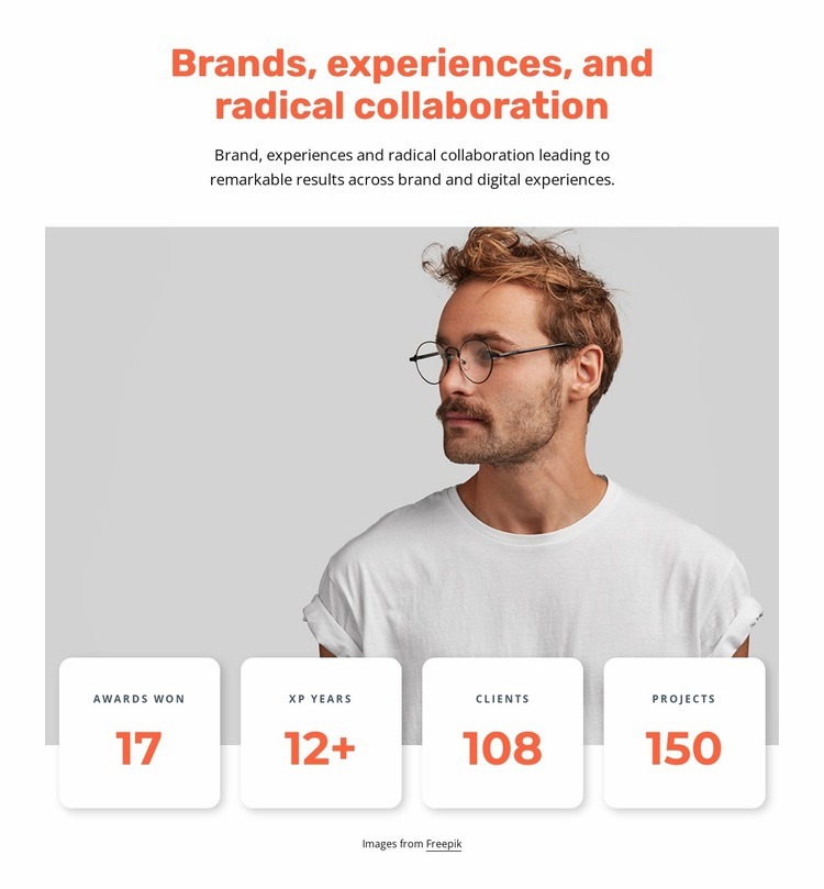 Brand experience design Homepage Design