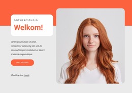 Welkom Bij Ontwerpstudio - Aangepaste Joomla-Sjabloon