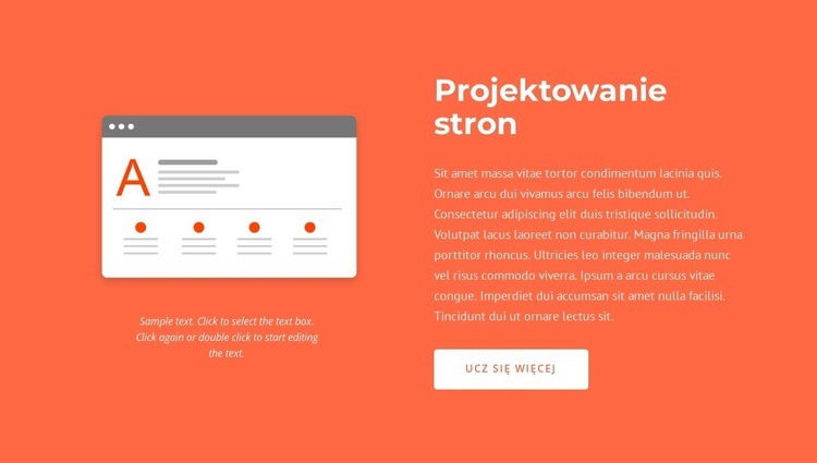 Cyfrowe studio projektowe i produktowe Makieta strony internetowej