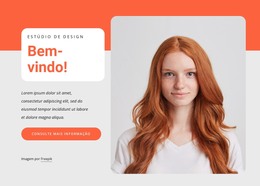Bem-Vindo Ao Estúdio De Design Modelo HTML