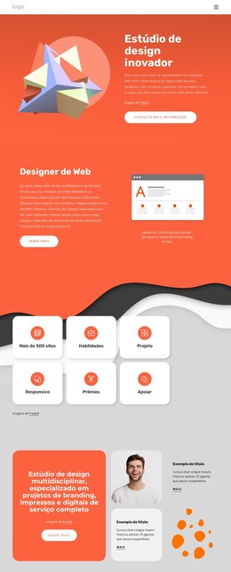 Atelier De Design Multidisciplinar - Modelo De Uma Página