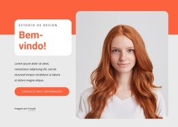 Bem-Vindo Ao Estúdio De Design - Modelo HTML5 Pronto Para Usar