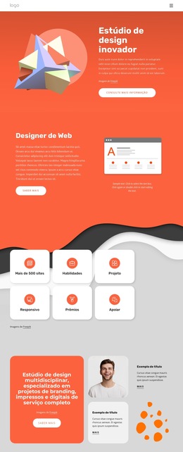 Atelier De Design Multidisciplinar - Modelo De Site Gratuito