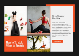 Stretching And Flexibility - Free Templates