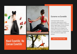 Esneme Ve Esneklik - Basit WordPress Teması