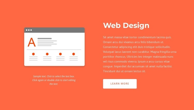 Digital design and product studio Web Page Design