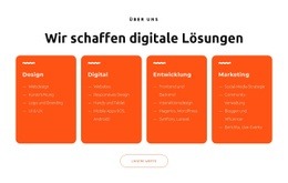 Mehrzweck-Website-Modell Für Wir Gestalten Beeindruckende Websites