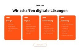 Wir Gestalten Beeindruckende Websites - Gebrauchsfertige Landingpage