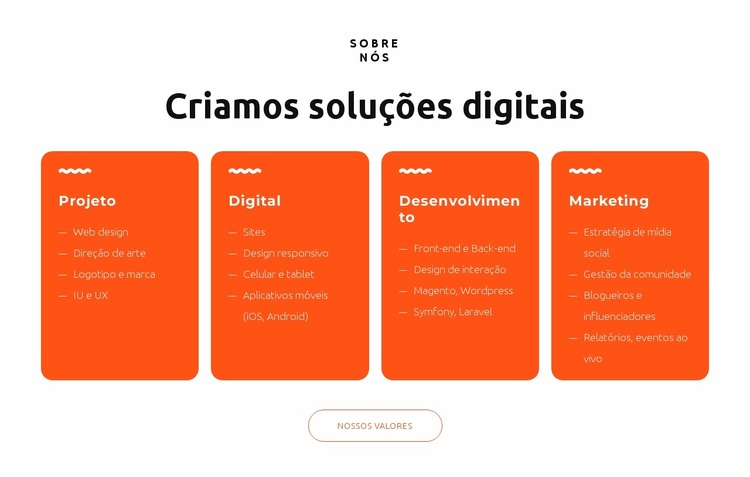 Criamos sites incríveis Template Joomla