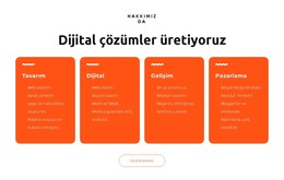 Çarpıcı Web Siteleri Tasarlıyoruz - Web Şablonu
