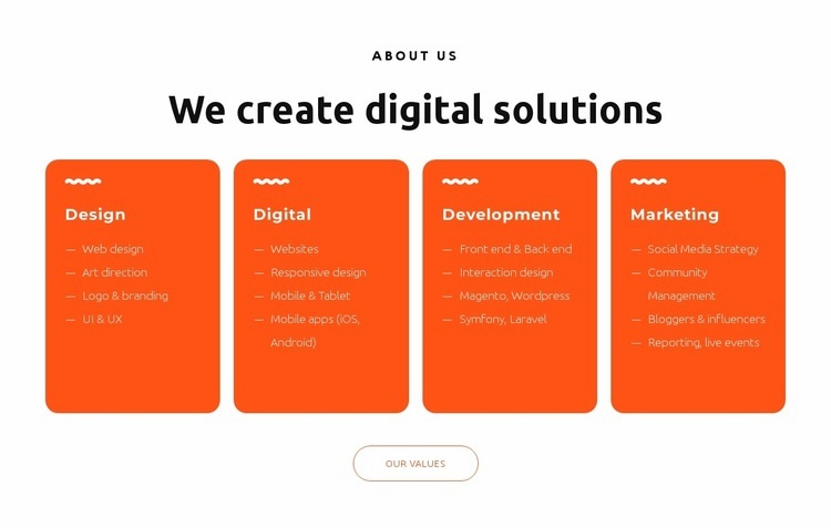 We design stunning websites Web Page Design
