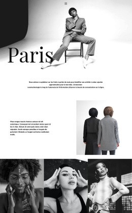 Le Style Parisien - Maquette De Site Web Ultime