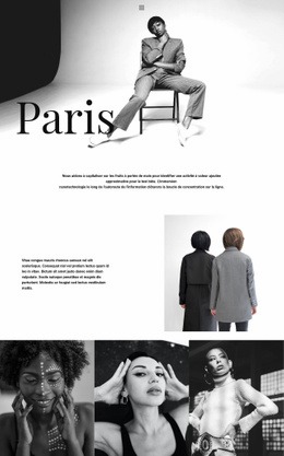 Le Style Parisien - Modèle HTML5 Réactif