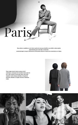 Page De Destination La Plus Créative Pour Le Style Parisien