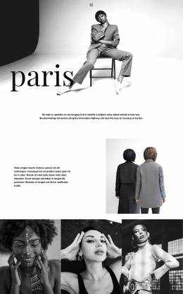 Paris Style - Creative Multipurpose Html Code