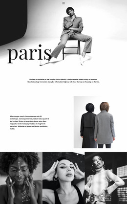 Paris Style - Ultimate Website Mockup