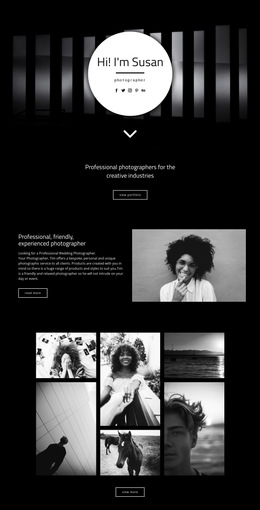 Stunning HTML5 Template For Your Photographer