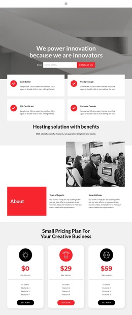 Strength And Leadership - HTML5 Landing Page