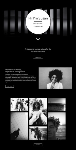 Your Photographer One Page Template