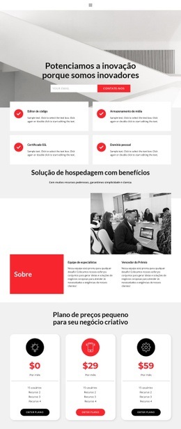 Força E Liderança - Página De Destino HTML5