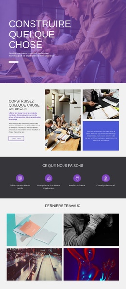 Agence De Construction - Créateur De Sites Web