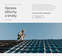 Opravy Střech A Tmely – Web Se Stažením Šablony HTML