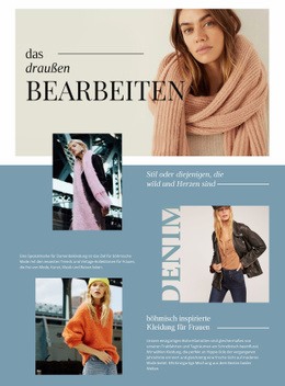 Premium-Website-Design Für Ideen Für Herbstlooks